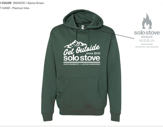 Screen Print - SP11771 Solo Stove Hoodie