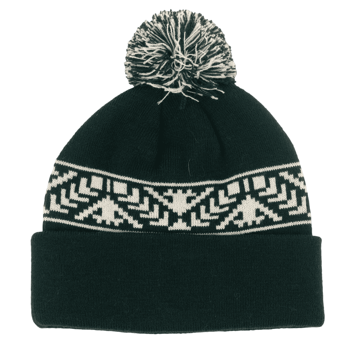 2000 - Jacquard Pom Beanie